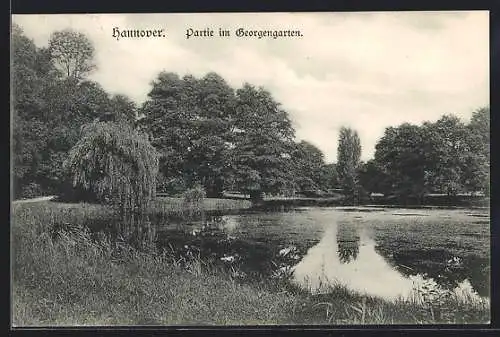 AK Hannover, Partie im Georgengarten