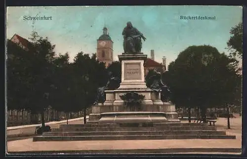 AK Schweinfurt, Rückertdenkmal