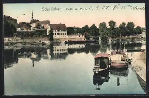AK Schweinfurt, Partie am Main