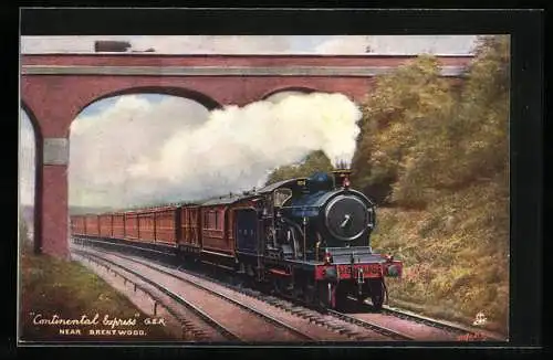 AK Continental Express, G.E. Rly., englische Eisenbahn