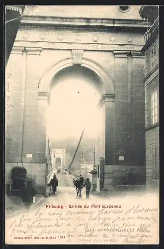 AK Fribourg, Entrée du Pont suspendu