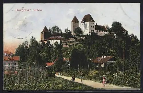 AK Burgdorf, Blick auf das Schloss