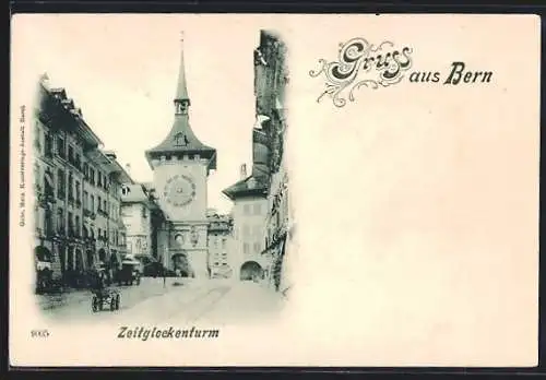 AK Bern, Partie am Zeitglockenturm