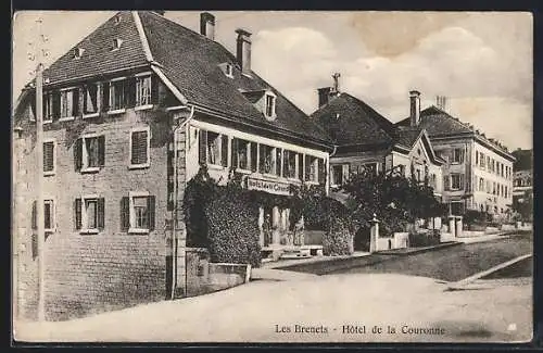 AK Les Brenets, Hôtel de la Couronne, R. Schweizer