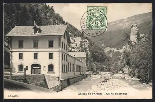 AK Gorges de l`Areuse, Usine électrique