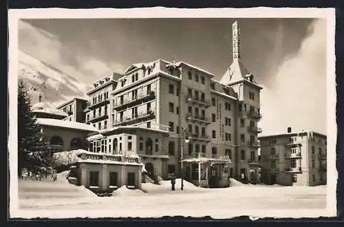 AK Davos-Dorf, Sporthotel Flüela im Schnee