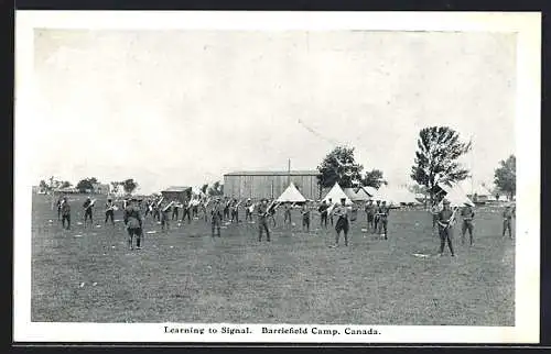 AK Barriefield Camp, Learning to Signal