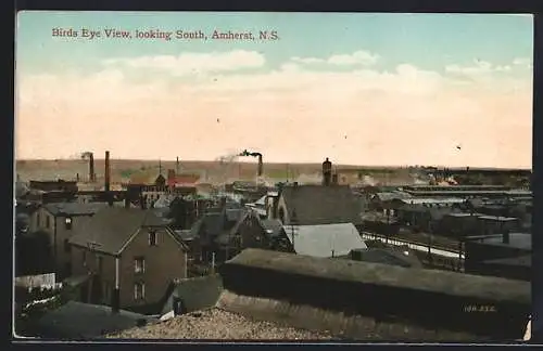 AK Amherst, Birds Eye View looking South