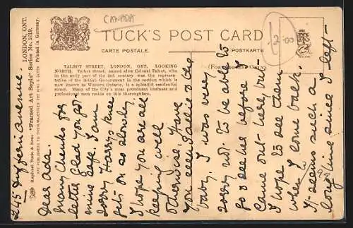 AK London, Talbot Street looking North