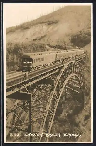AK Stoney Creek, Bridge, Eisenbahn