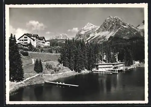 AK Arosa, Hotel Seehof mit Strandbad