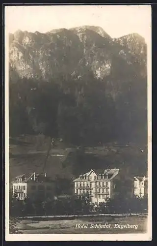 AK Engelberg, Partie mit Hotel Schöntal