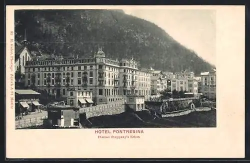 AK Pontresina, Hotel Pontresina Florian Stoppany` s Erben