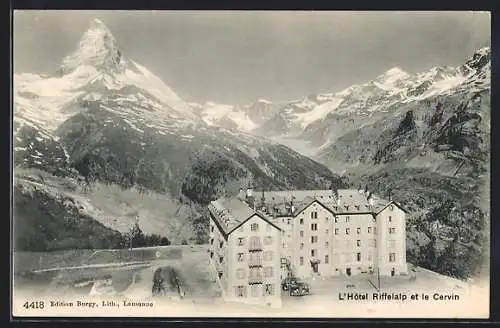 AK Riffelalp, L`Hotel et le Cervin