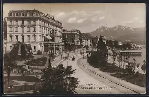 AK Lugano, Paradiso & nouveau Quai
