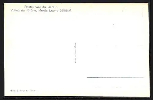 AK Montana-Vermala, Restaurant du Cervin