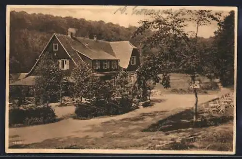 AK Vaihingen /Fildern, Gasthof Glemstal beim Rotwildpark