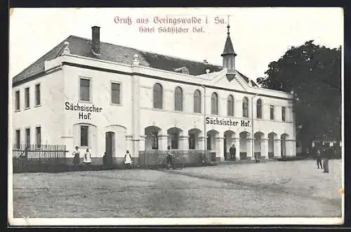 AK Geringswalde i. Sa., Hotel Sächsischer Hof