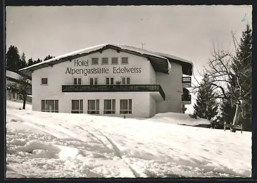 AK Steibis im Allgäu, Hotel Alpengaststätte Edelweiss