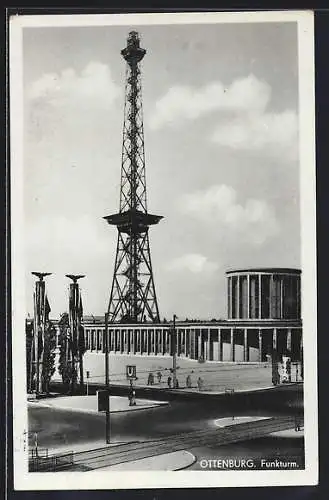 AK Charlottenburg, Blick auf den Funkturm