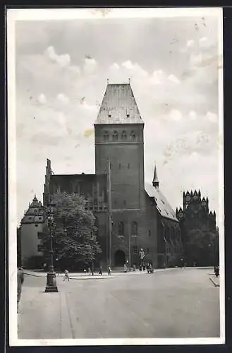 AK Berlin, Märkisches Museum, Strassenpartie