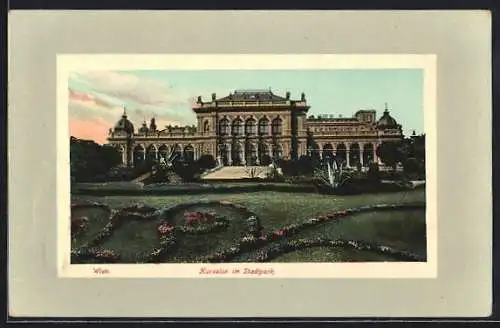 AK Wien, Kursalon im Stadtpark