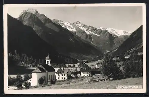 AK Gschnitz, Gesamtansicht mit Kirche