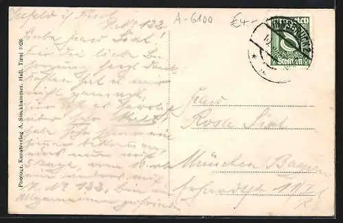 AK Seefeld /Tirol, Ortsansicht mit Reitherspitze