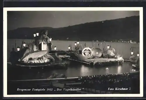 AK Bregenz, Festspiele 1952 Der Vogelhändler