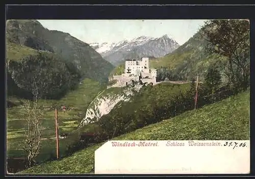 AK Windisch-Matrei, Schloss Weissenstein im Gebirge
