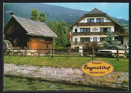 AK Mauterndorf, Hotel-Pension Stegmühlhof von Familie Schitter