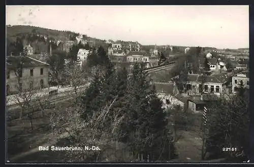 AK Bad Sauerbrunn, Teilansicht