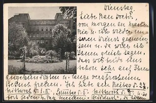 AK Wien, Sanatorium Dr. Fürth, Schmidgasse 14