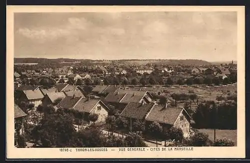 AK Thaon-les-Vosges, Vue générale, Cités de la Marseille