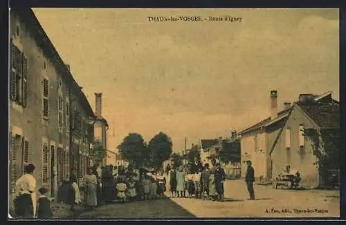 AK Thaon-les-Vosges, Route d`Igney