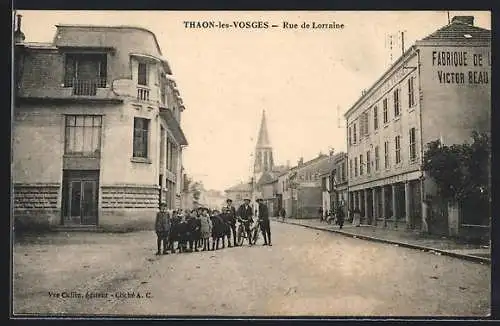AK Thaon-les-Vosges, RUe de Lorraine