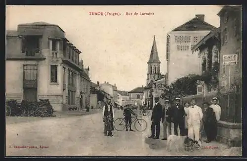 AK Thaon /Voges, Rue de Lorraine