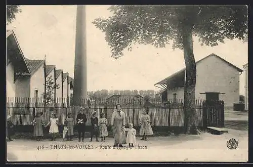 AK Thaon-les-Vosges, Route d`Igney à Thaon