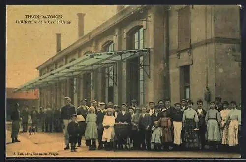 AK Thaon-les-Vosges, Le Réfectoire de la Grande Usine