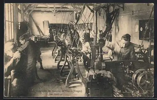AK Thaon-les-Vosges, École Supérieure des Garcons de Thaon, Les Ateliers