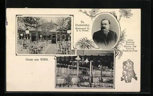 AK Wien, Prater, Restaurant II v. Th. Domansky