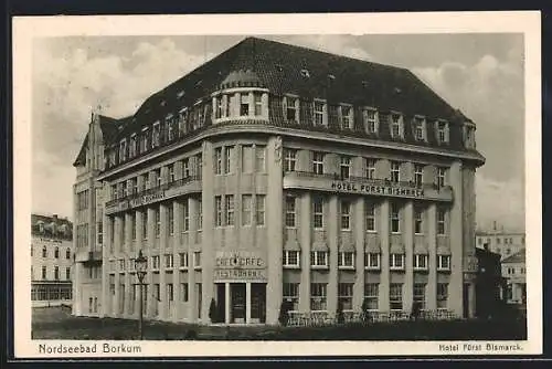 AK Borkum, Hotel Fürst Bismarck