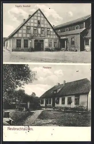 AK Neubruchhausen, Tepes Gasthof, Försterei