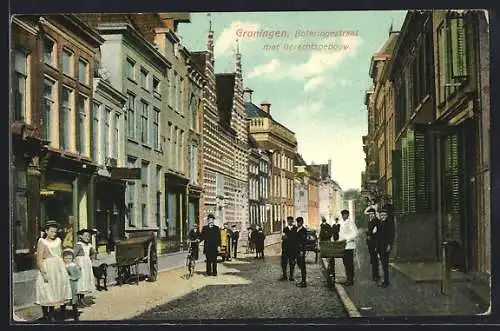 AK Groningen, Boteringestraat met Gerechtsgebouw