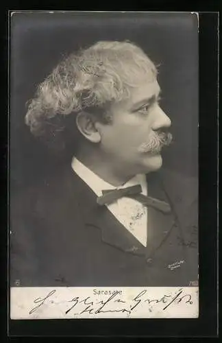 AK Porträt Geiger Pablo de Sarasate