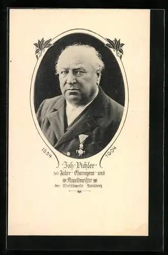 AK Weisberg, Joh. Pichler, 1854-1904, 50 Jahre Chorregent und Kapellmeister der Musikkapelle Weisberg