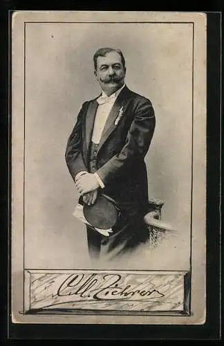 AK Portrait von C. M. Ziehrer, Komponist