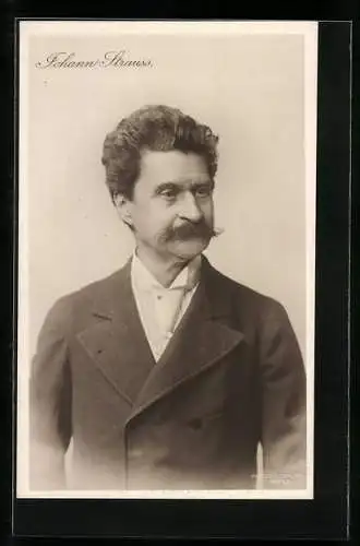 AK Komponist Johann Strauss im Anzug