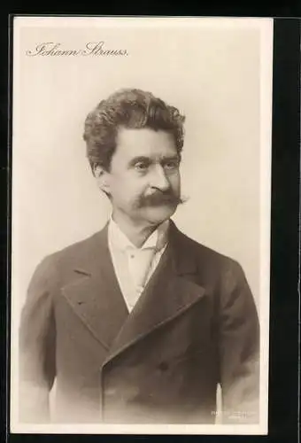 AK Komponist Johann Strauss im Anzug