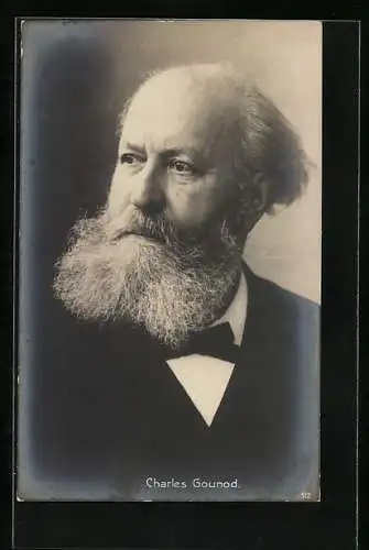 AK Portrait Komponist Charles Gounod
